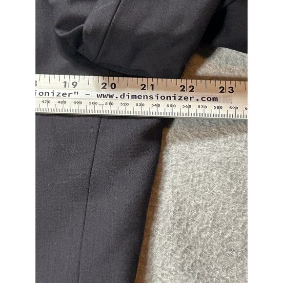 Brooks Brother 346 Suit Jacket Mens 42L Black Wool Blazer Sport Coat Long Sleeve - Picture 7 of 13
